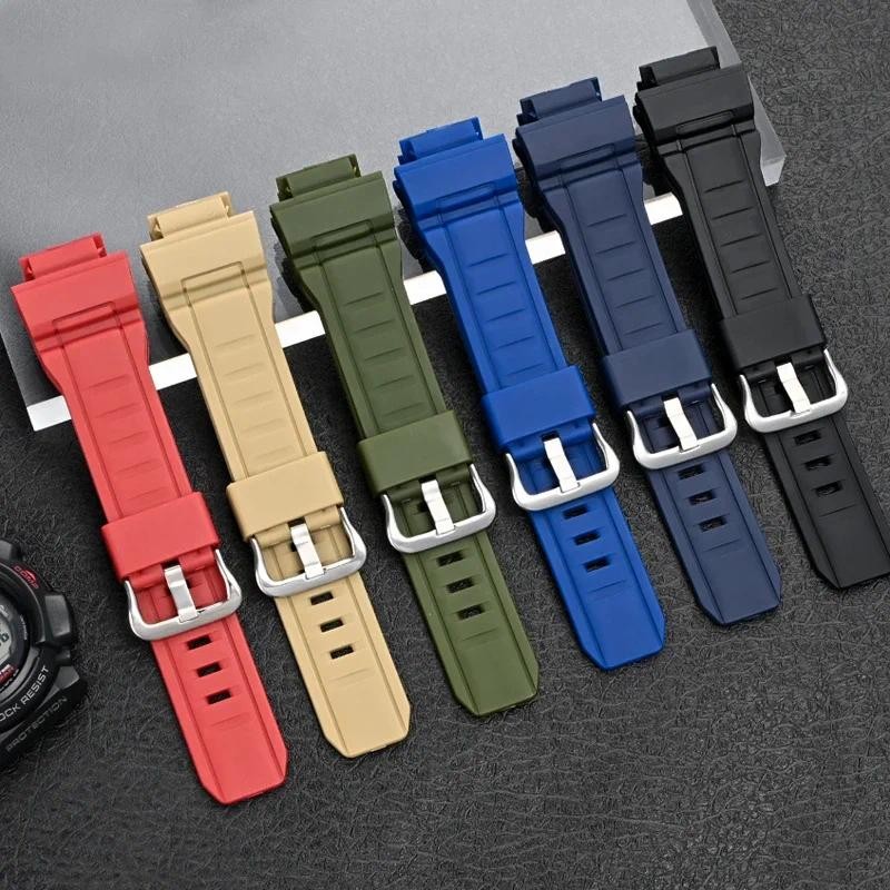 Tpu สายนาฬิกาสําหรับ CASIO G-SHOCK GW-9400 GW-9300 G-9300 Rangeman สายนาฬิกาสร้อยข้อมือกันน้ําผู้ชายกีฬา Wirstband Camouflage
