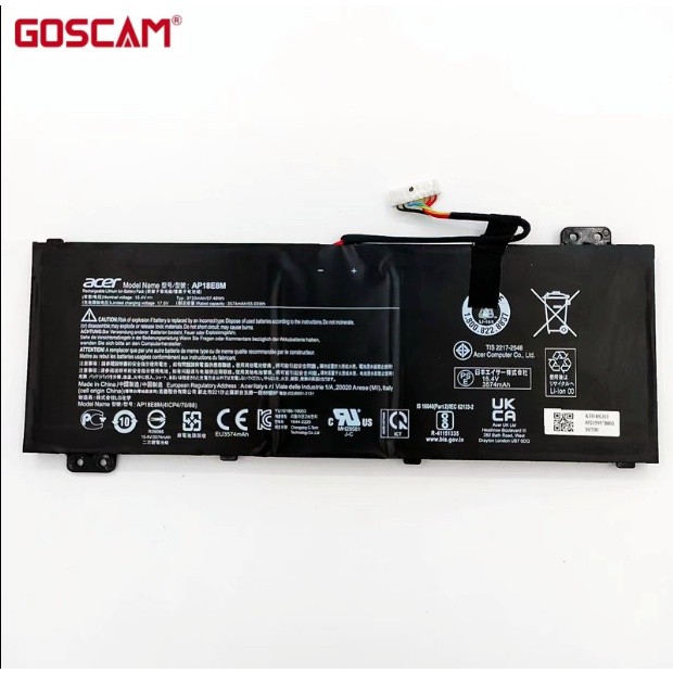 ✿Original Acer ACER AN515-54 AN517-51 7 AN715-51แบตเตอรี่ AP18E7M AP18E8M