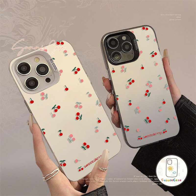 หรูหรา เชอร์รี่ สำหรับ Samsung A53 A23 A12 A05 A05s A55 A02s A30 A03 A11 A03s A24 A13 A54 A34 A04s A14 A32 A15 เคส