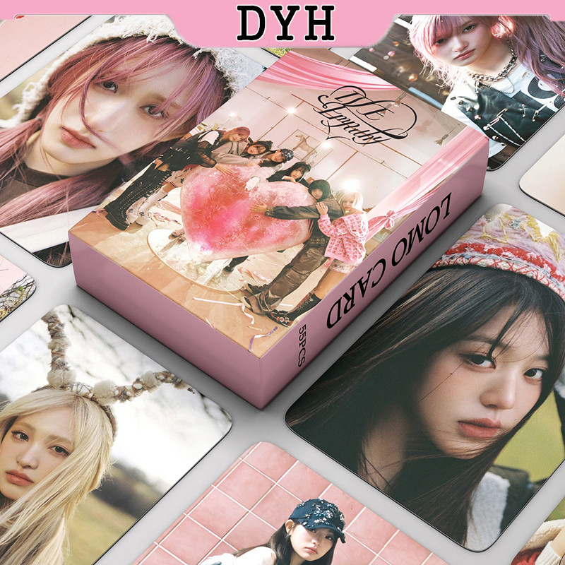 55 ชิ้น/กล่อง IVE Photocards IVE EMPATHY อัลบั้ม KPOP LOMO การ์ดคอลเลกชันการ์ด