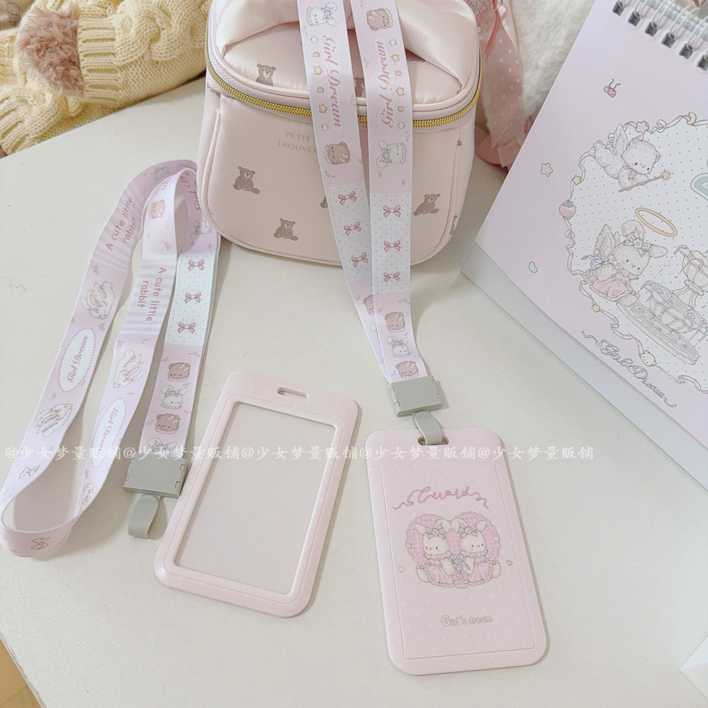Girl Dream Original Eros Bunny ที่ใส่บัตรนักเรียน พร้อมสายคล้องบัตรพนักงาน ควบคุมการเข้าออก