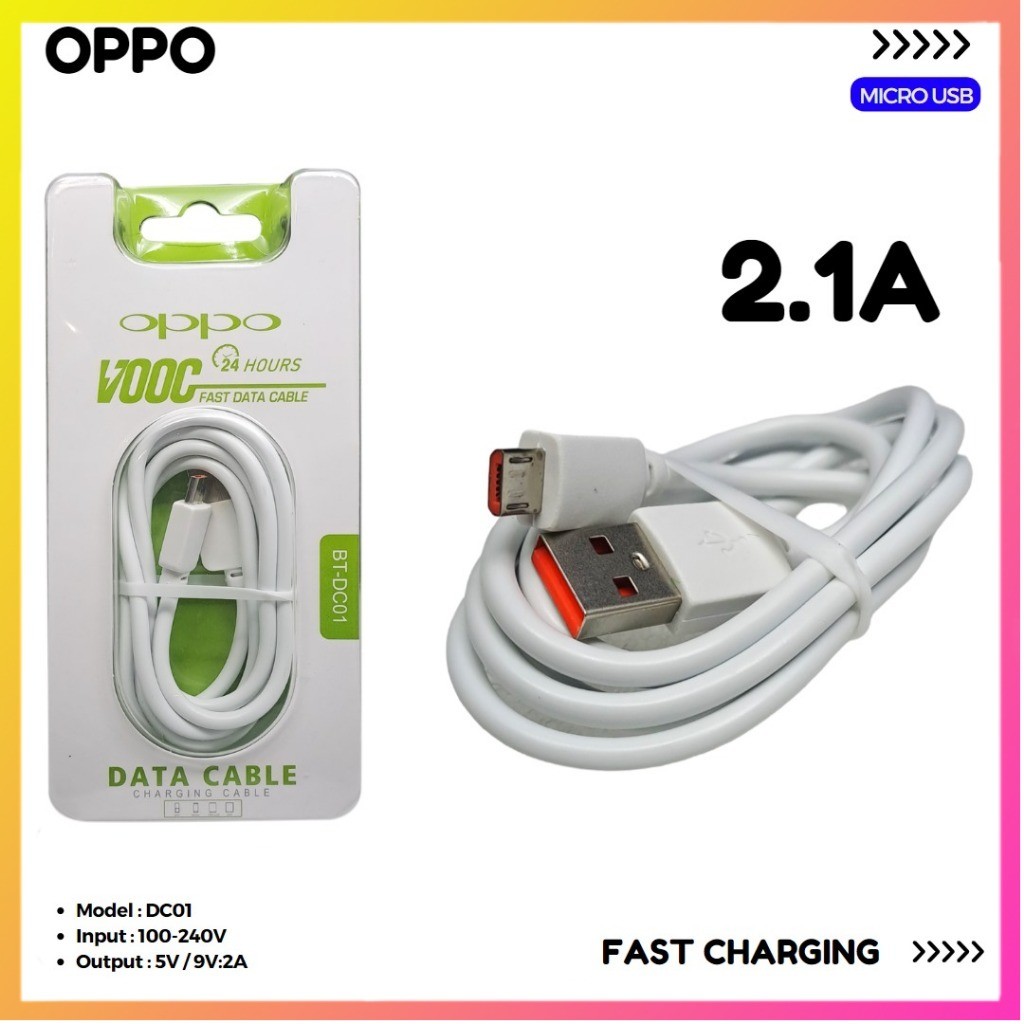 กระแสตรง01	สายข้อมูล	สาย Micro USB ชาร์จเร็ว Oppo Micro USB	Oppo F1 F1S F1 Plus	สายชาร์จ	ไมโคร ยูเอส