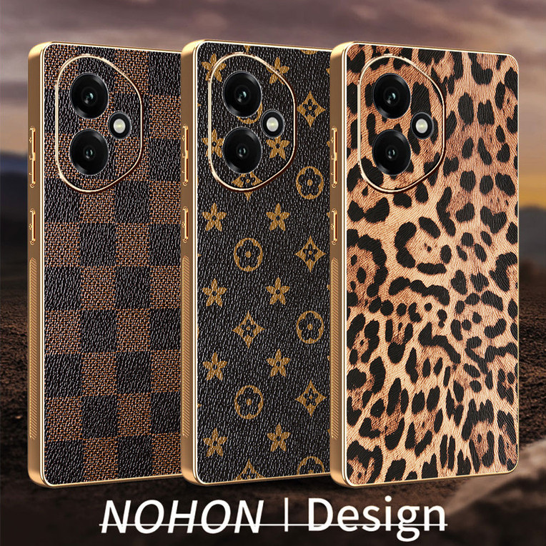 หรูหราหนังเคสโทรศัพท์สําหรับ Honor 400 Pro 200 Smart 90 Lite Magic7 Magic 7 6 5 Pro 5G Case กันกระแทกชุบขอบปกหลังชุบขอบ