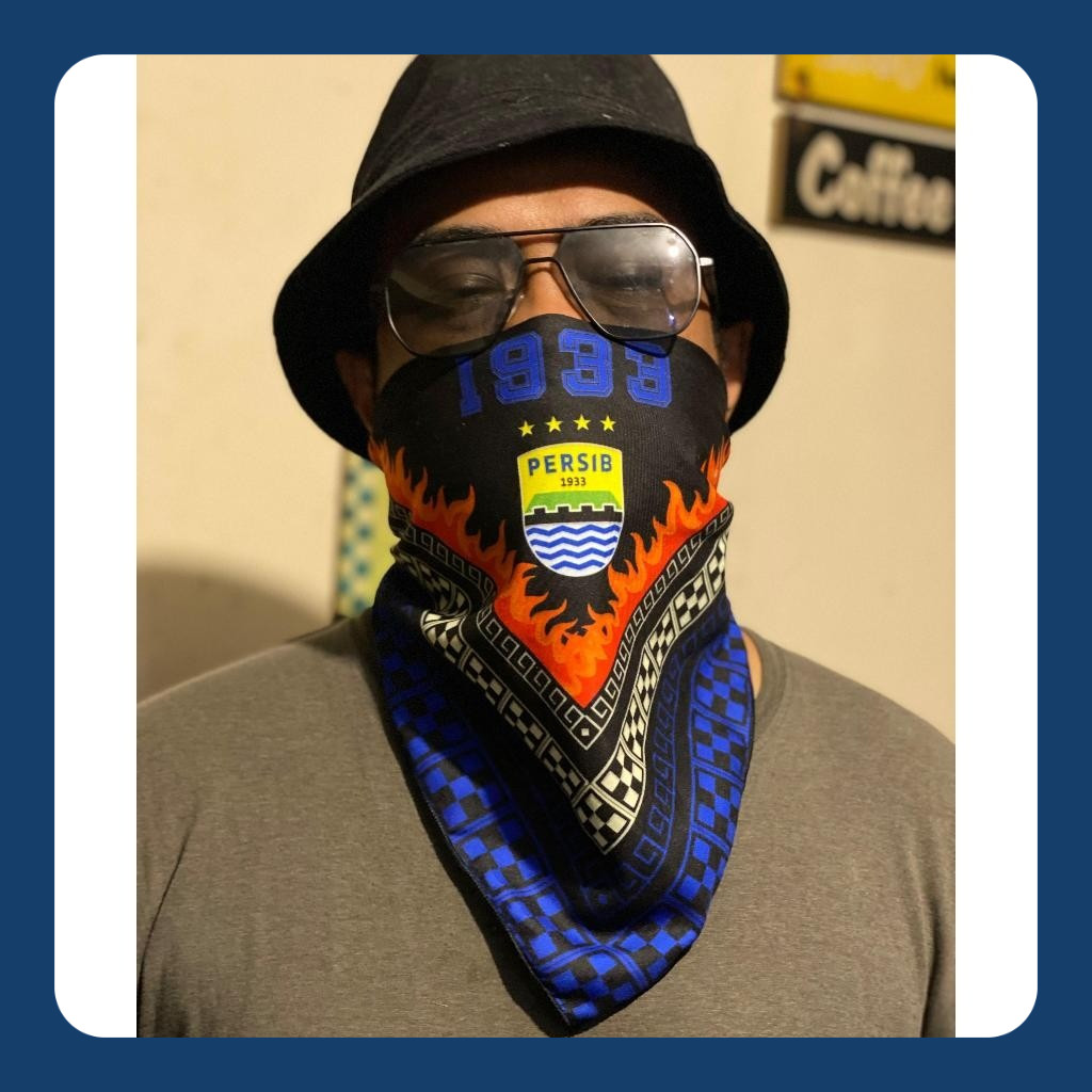 ร้าน Bangbung - Slayer Persib Bandung 1933 Champion Four Stars / ผ้าพันคอ Persib / ผ้าพันคอ boboto