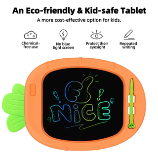 GOOJODOQ กระดานเขียนด้วยลายมือ LCD ขนาด 10.5 นิ้วเป็นมิตรกับสิ่งแวดล้อมไม่เป็นอันตรายและแอพพลิเคชั่นกว้างแบบใช้ซ้ําได้สําหรับเด็ก