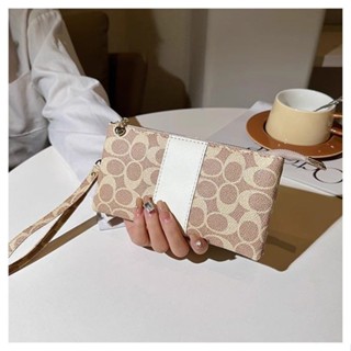 กระเป๋าคลัทช์พิมพ์ลายใหม่ น้ำหนักเบา มีช่องใส่เหรียญ ดูแฟชั่…