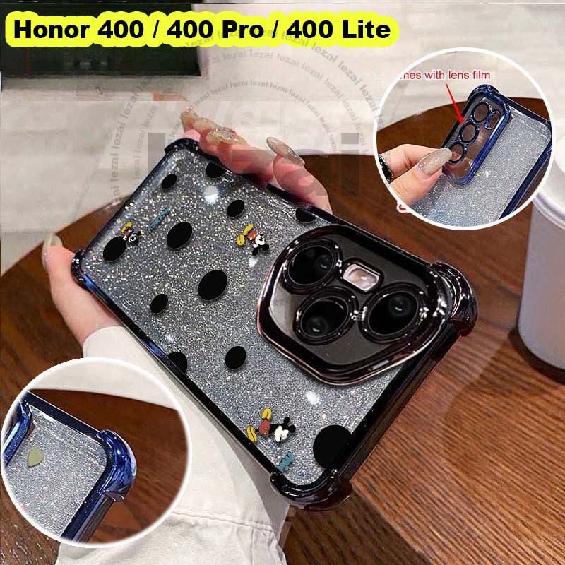 เคสHonor 400 Pro Honor400 Pro 400 Lite 5GเคสHonor400 Honor400Pro5G เคสกันกระแทกแบบนุ่มใสหรูหราดีไซน์