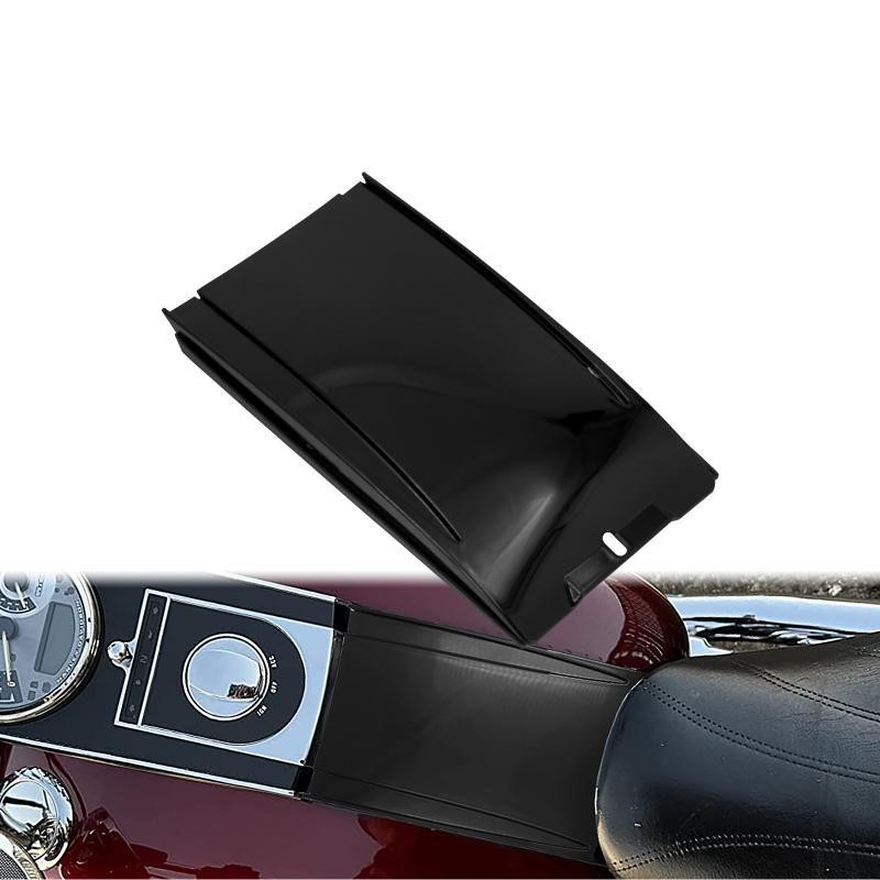 ถังน้ํามันเชื้อเพลิงรถจักรยานยนต์ตกแต่งฝาครอบชุบสําหรับ Harley Soft Tail Heir Breaker Fat Boy 01-17