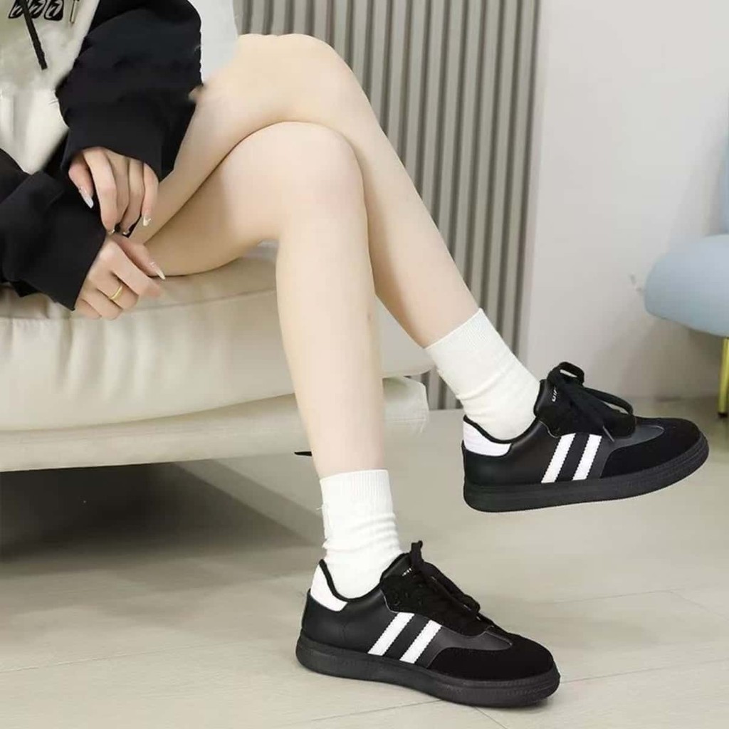 (มาใหม่) รองเท้ามัลติฟังก์ชันวินเทจ all-match รองเท้าผ้าใบสตรีลำลอง ดีไซด์สวยและใส่สบาย ไซส์ 36-45 - รูปที่ 4