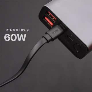 [ส่งด่วน] Orsen by Eloop AC01 CC01 สายชาร์จ USB Type C ชาร์จเร็ว 20W / 60W สายแบน สายสั้น 50ซม. PD QC2.0
