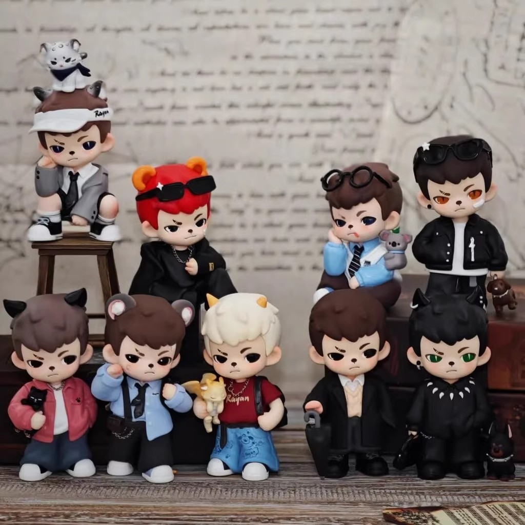 TNTSPACE [คลังสินค้าพร้อม] รุ่นที่ 4 Ranan Brother Natural Player Series Mystery Box อินเทรนด์เล่นรูปตุ๊กตาตกแต่งของขวัญ