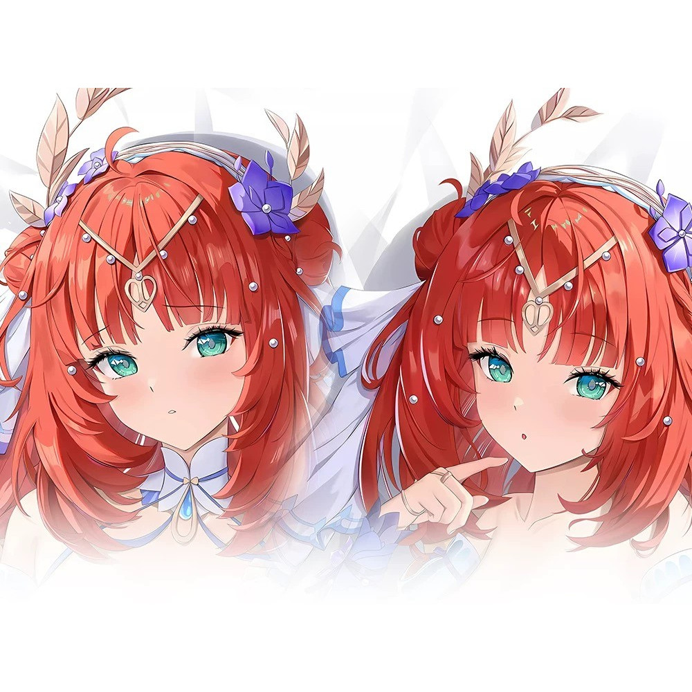 Yuanshen Nilou Dancer Nilou บ้านที่ถอดออกได้ล้างทําความสะอาดได้หมอนนุ่มพิเศษสองมิติอุปกรณ์ต่อพ่วงหมอ