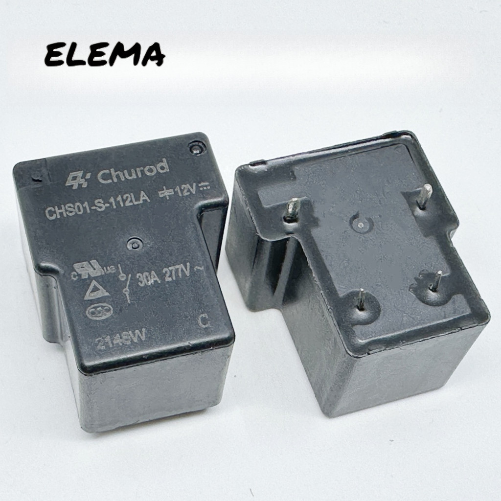 รีเลย์ใหม่ CHS01-S/V-112LA/124LA 12VDC 24VDC 30A 40A 4/5Pin รีเลย์ T90 เดิม