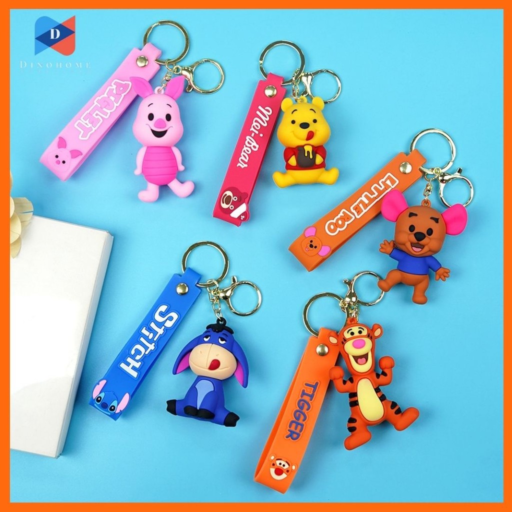 ⭐️ขายปลีก/ส่ง⭐️พวงกุญแจการ์ตูน ตุ๊กตา น่ารัก สําหรับห้อยกระเป๋า กุญแจ  #AG-0008