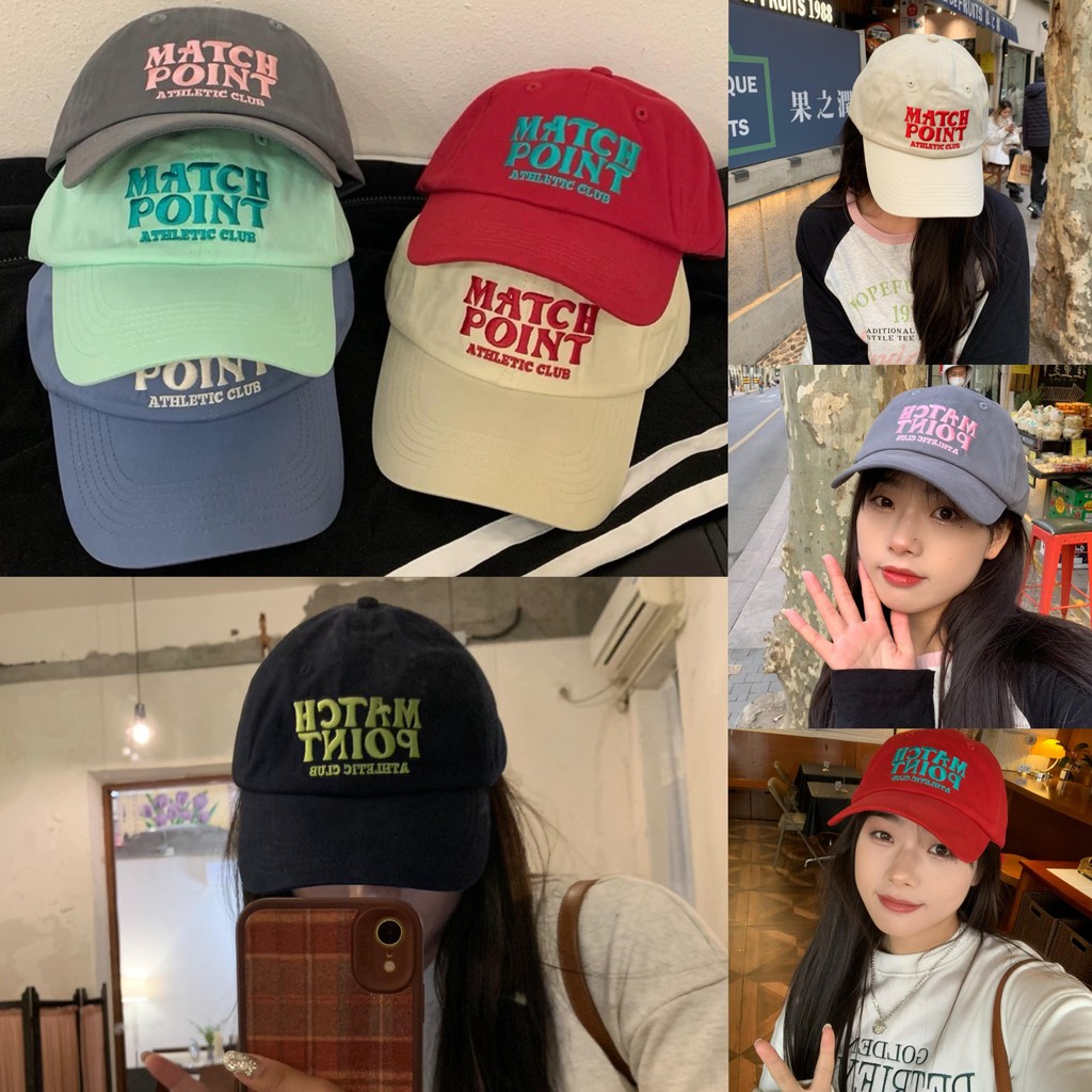 Halo studio พร้อมส่ง หมวกเบสบอล Y2K Cap หมวกเบสบอลแฟชั่นสไตล์เกาหลี เย็บปักถักร้อยจดหมาย