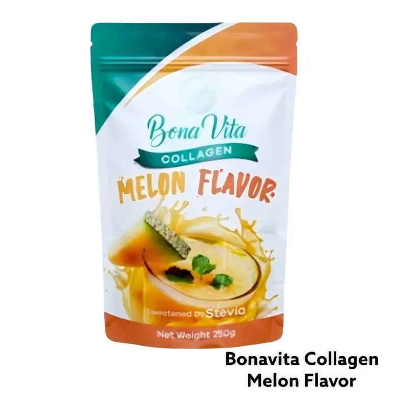 TK เอเชียตะวันออกเฉียงใต้เมล่อนคอลลาเจนผง Bonavita Melon Collagen drink คงที่ทำ M