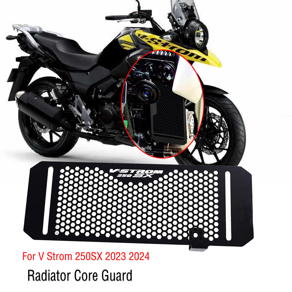 ใหม่หม้อน้ํารถจักรยานยนต์สําหรับ V Strom 250SX 2023 2024 หม้อน้ํา Core Guard หม้อน้ํา V-Strom 250sx 
