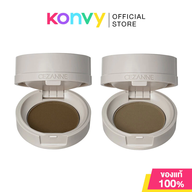 Cezanne Hair Makeup Powder 4g เซซานน์ แป้งเติมโคนผม.