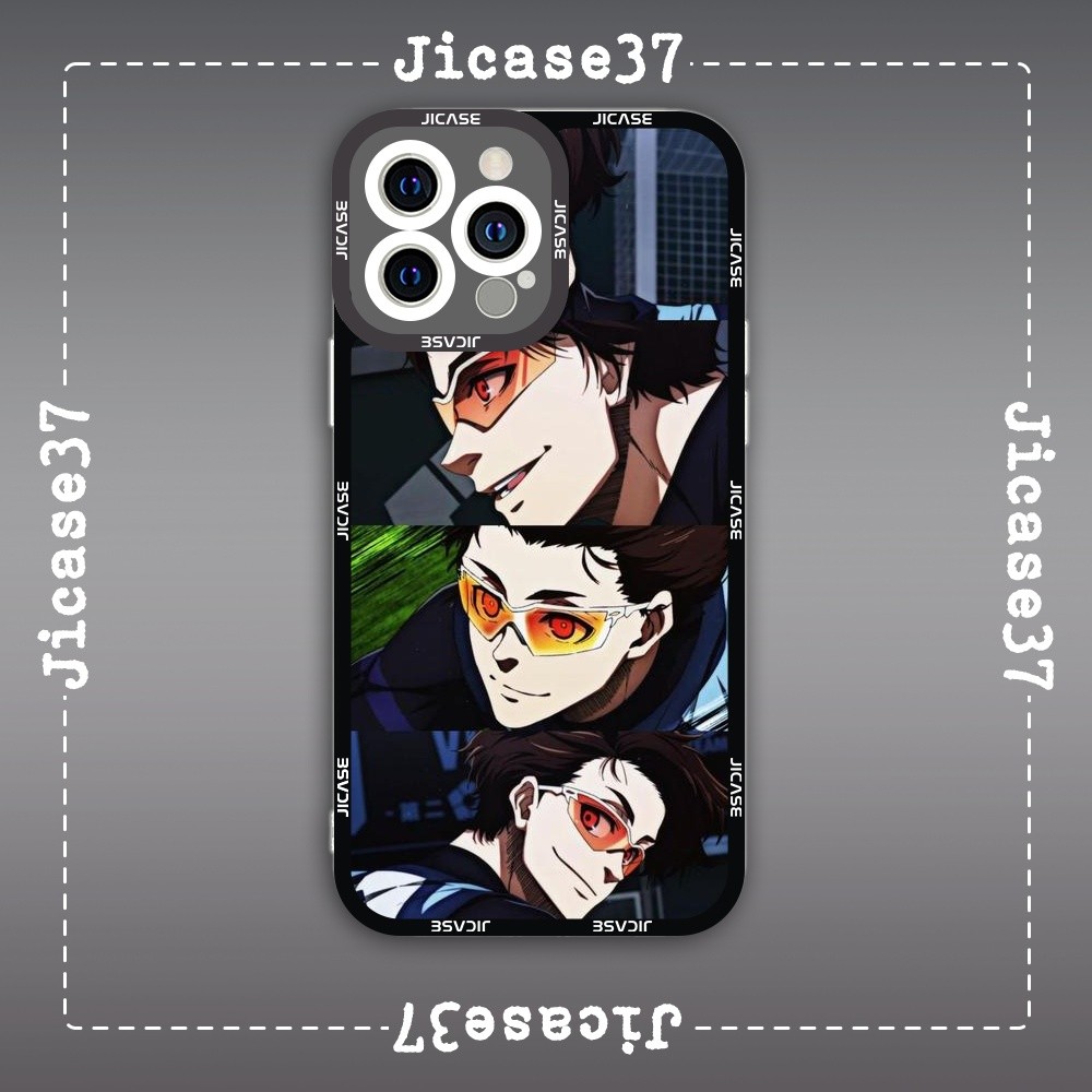 เคส iPhone Square Edge Samsung Xiaomi Oppo Anime Bluelock ตัวละครฟุตบอล Yukimiya