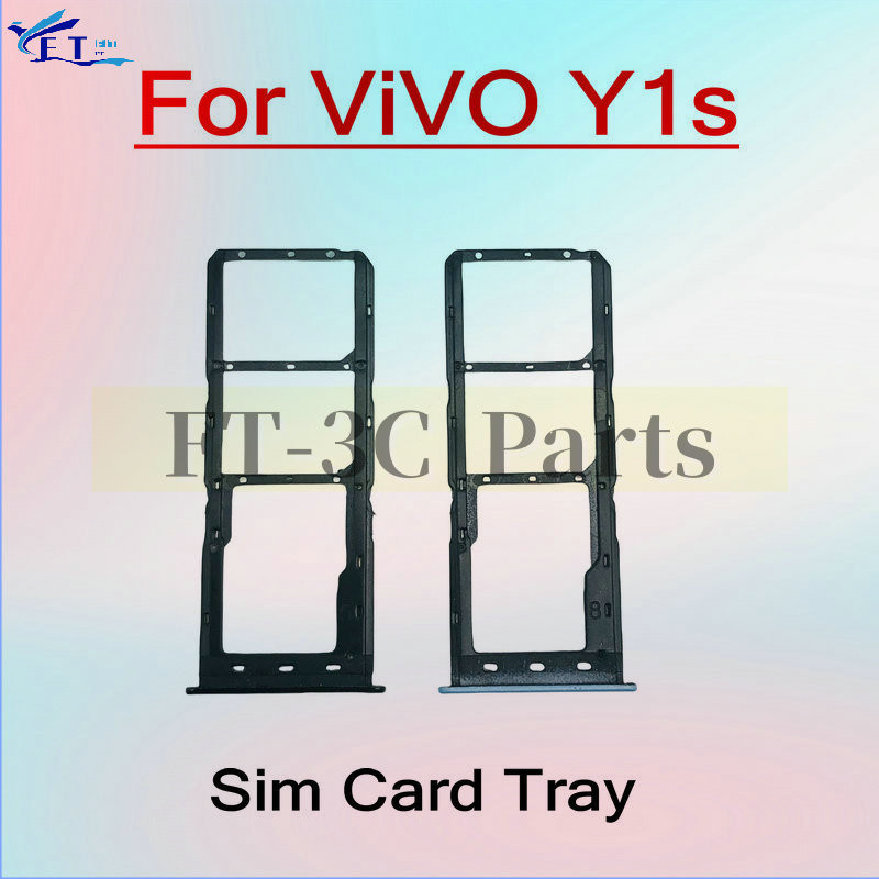 สําหรับ VIVO Y1S ถาดซิมการ์ด Solt ผู้ถืออะไหล่