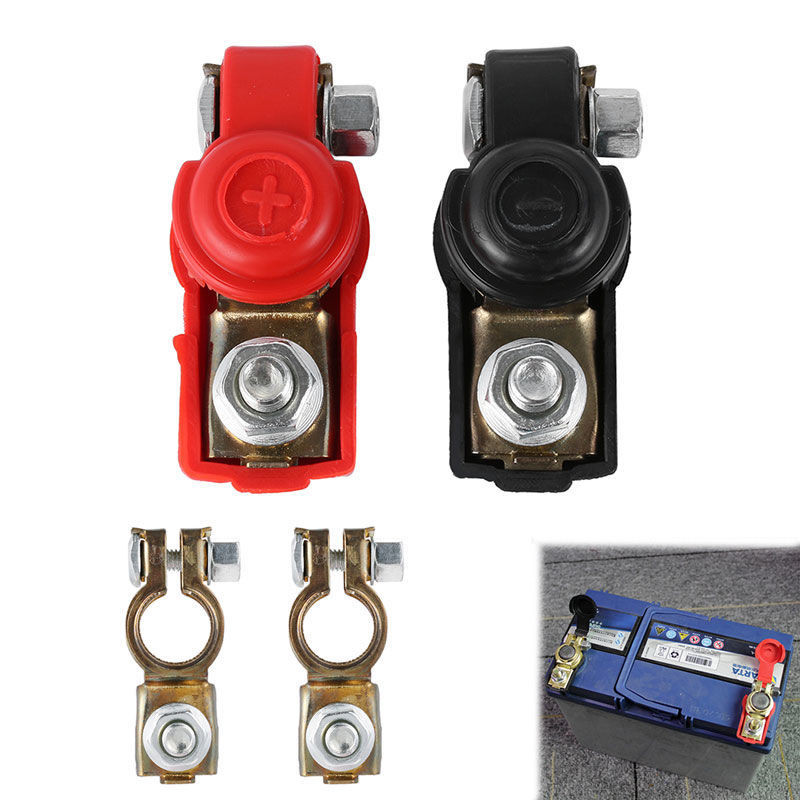 ♚-♚Battery clamp head clip car battery terminal pure copper thickened battery terminal battery post 