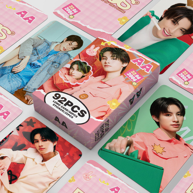 Bus เพราะคุณ I Shine BUS AA Photocard Lomo Card 60 ชิ้นการ์ด + สติกเกอร์ 32 ชิ้น