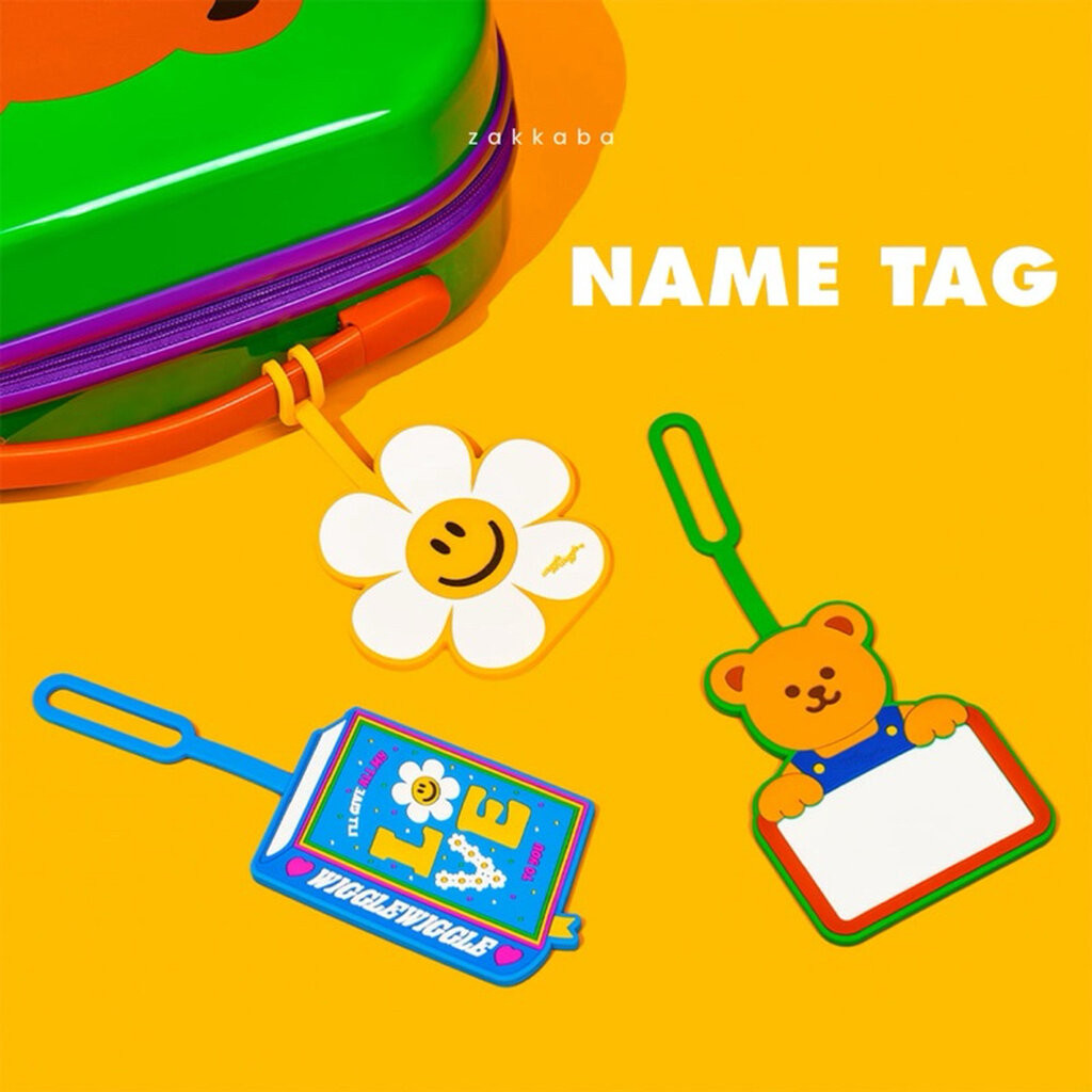 Wiggle Name Tag / ป้ายชื่อติดกระเป๋า ป้ายซิลิโคน