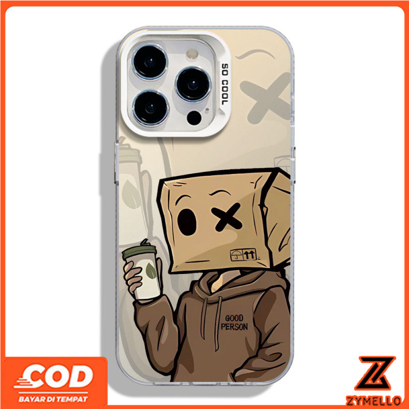 สําหรับ OPPO Reno 14F Reno 14 Pro Reno 13F Reno12 F Reno 12 Reno11 F Reno 11 Pro Reno 10 Pro Reno 8T Reno 8Z Reno 7Z Reno 8 ถุงกระดาษหัวมนุษย์กันกระแทก TPU โทรศัพท์มือถือ - รูปที่ 5