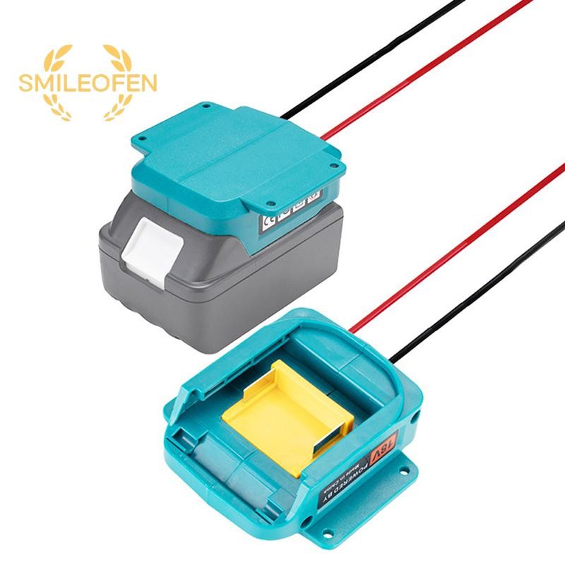 [Smileofen] ตัวแปลงอะแดปเตอร์แบตเตอรี่สําหรับ Makita 18V Li-Ion Battery Power Battery Converter ใหม่