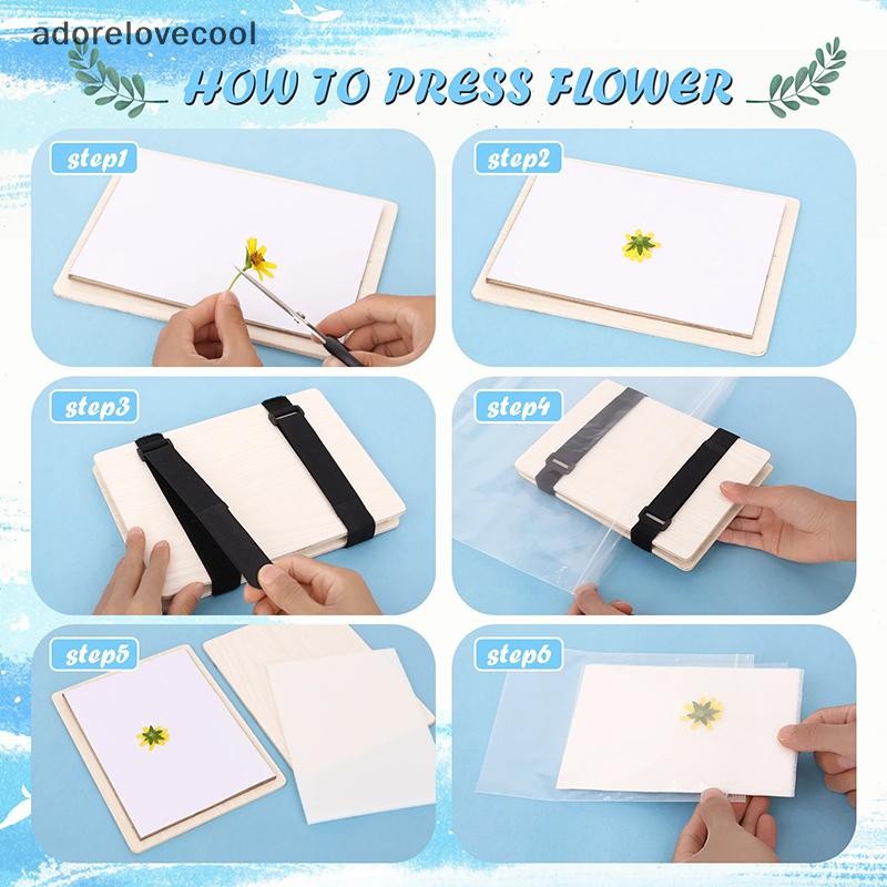 Adth Leaf Pressing Kit DIY กดดอกไม้เครื่องเครื่องมือธรรมชาติไม้แห้งหนังสืออบแห้งการเก็บรักษา DIY ดอกไม้การเก็บรักษางานฝีมือ Martijn