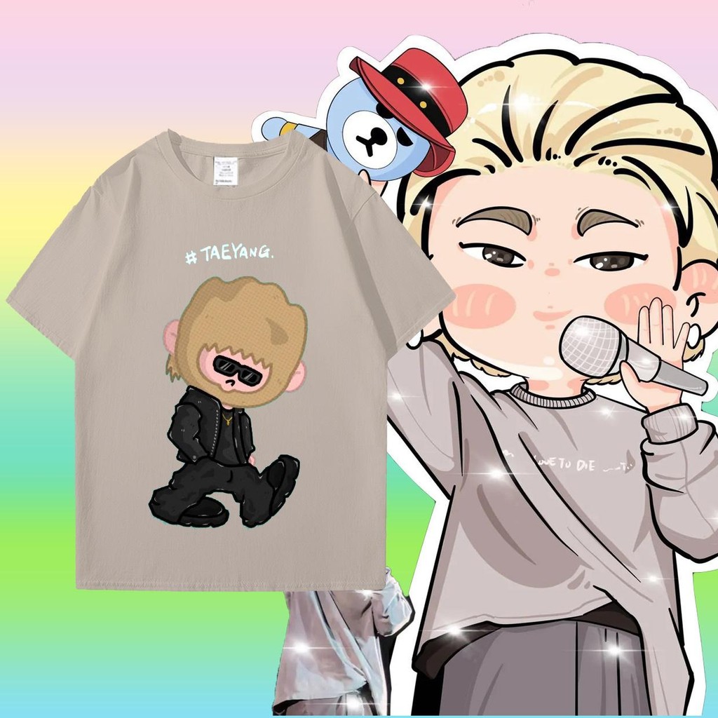 TAEYANG 2025 TOUR เสื้อยืด kpop Bigbang TAEYANG ผ้าฝ้าย แขนสั้น เสื้อยืด unisex tshirt SIZE S-5XL