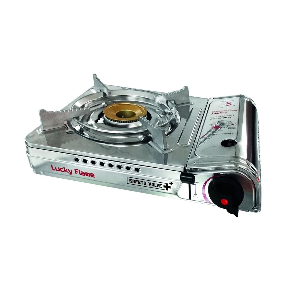Lucky Flame เตาแก๊สปิคนิค สแตนเลสทั้งตัว LF-90SD
