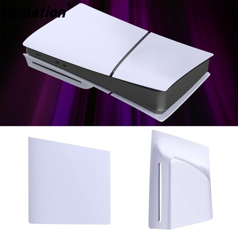 Carnation แผงสีขาว, ABS One Parts Side Disc Plate, คุณภาพสูงเปลี่ยน Hard Faceplate สําหรับ PS5 Slim Disc Digital