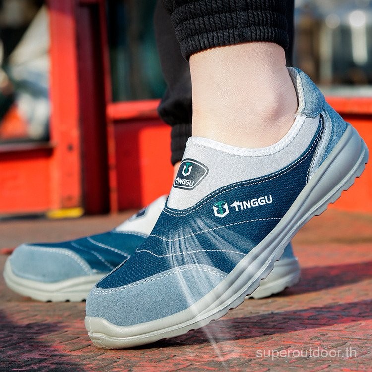 รองเท้าเซฟตี้ STEEL TOE SAFETY Shoes Men Women Fashion ESD 44BU