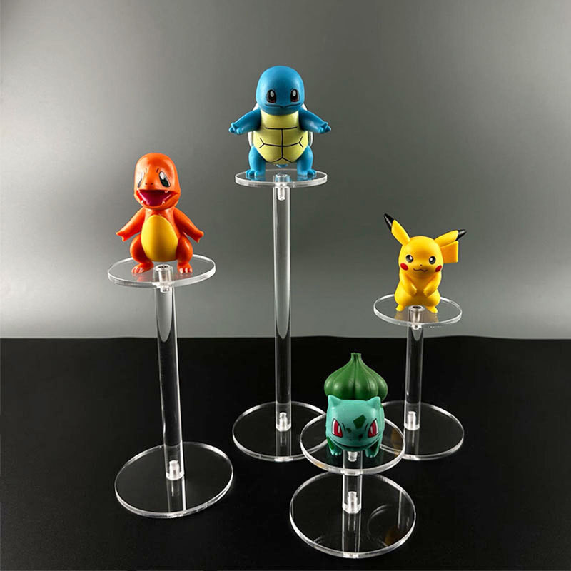 【พร้อมส่ง】 doll Round Display Stand Transparent Figure Nendoroid Mystery Box Stand Cosmetics Perfume