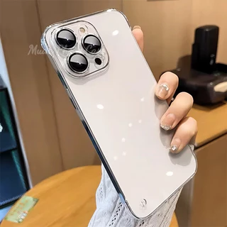 🔥เคสใส🔥 ไร้ขอบ ลดความรู้สึกเครื่องเปลือย case for iPhone 16Pro Max 15PLUS/14/13/12 Pro Max/11 pro/XS Max/XR/X|8/7 Plus