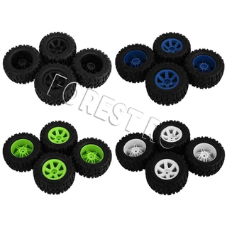4PCS RC ล้อยาง 90 มม.ยาง Tyre 12 มม.Hex สําหรับ 1/16 1/18 RC รถ MJX Hyper Wltoys Axial SCX10 Traxxas อะไหล่อัพเกรด