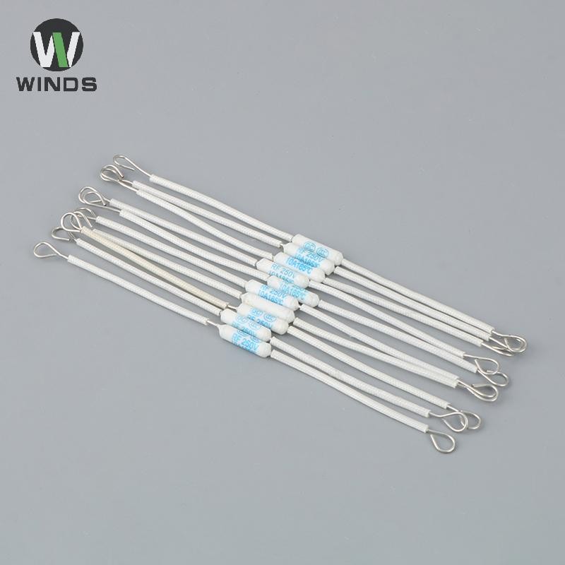 ODS 10 PC RF250V 10A 185 องศา Thermal Cutoff RF 250V เซรามิคอุณหภูมิฟิวส์สําหรับหม้อหุงข้าวไฟฟ้า Safeguard ความต้านทาน OD
