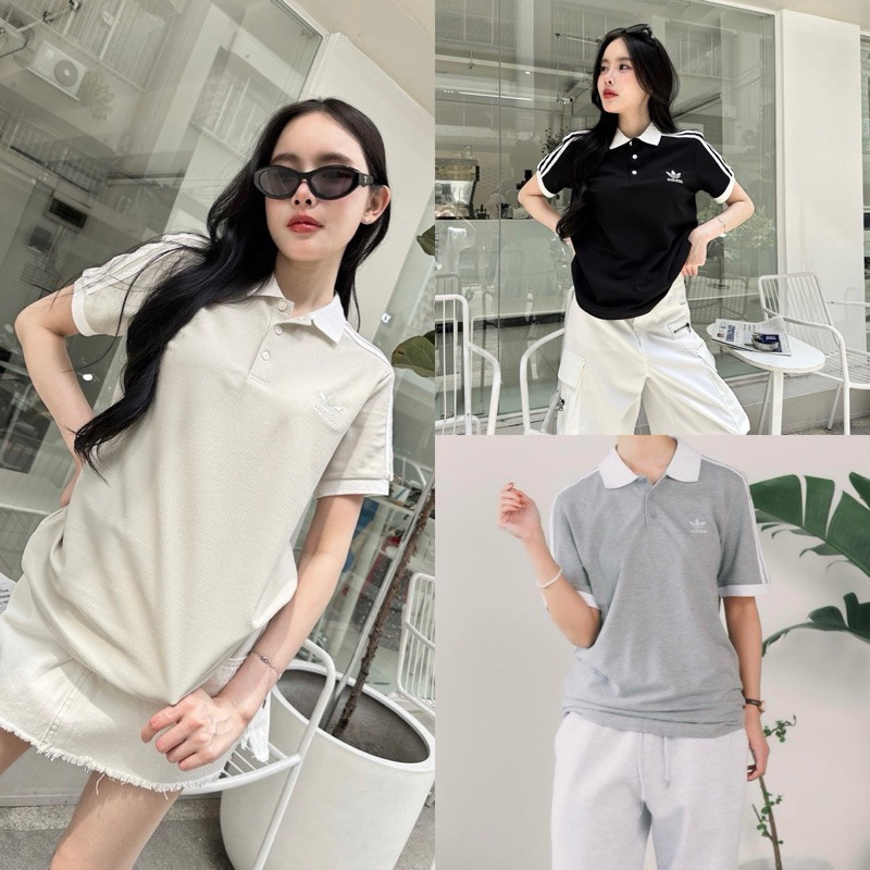 ส่งด่วน กทม. 🛵 ADS polo top 🪼 เสื้อคอปกโปโลรุ่นใหม่ น่ารักมากกกกๆ เรียบง่าย สวยยยยปัง ชนช็อปเลยค่ะ