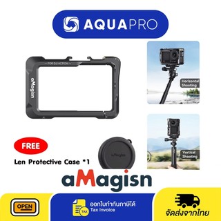 DJI Action 5 Pro / 4 aMagisn Metal Frame-Premium Ver กรอบโลหะ DJI Action 5 Pro / 4 By Aquapro