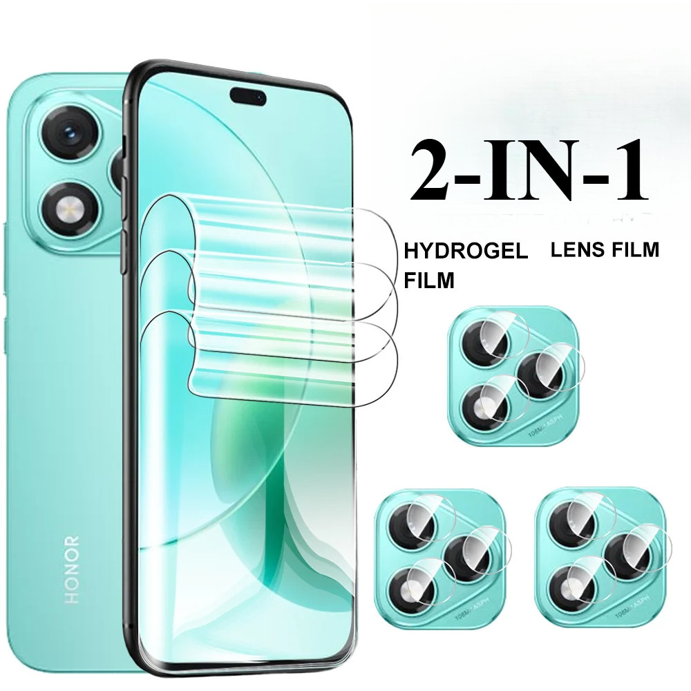 2In1 HD Hydrogelฟิล์มสําหรับVivo Y200 Y200i Y300 Y300i Y39 Y200 GT Pro Plus 5Gป้องกันหน้าจอ + กล้องF