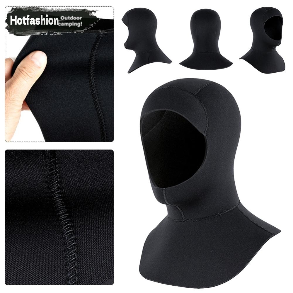 Scuba Diving Hood 3mm UPF50+ Neoprene สําหรับผู้ชายและผู้หญิง (ขนาด L/XL)