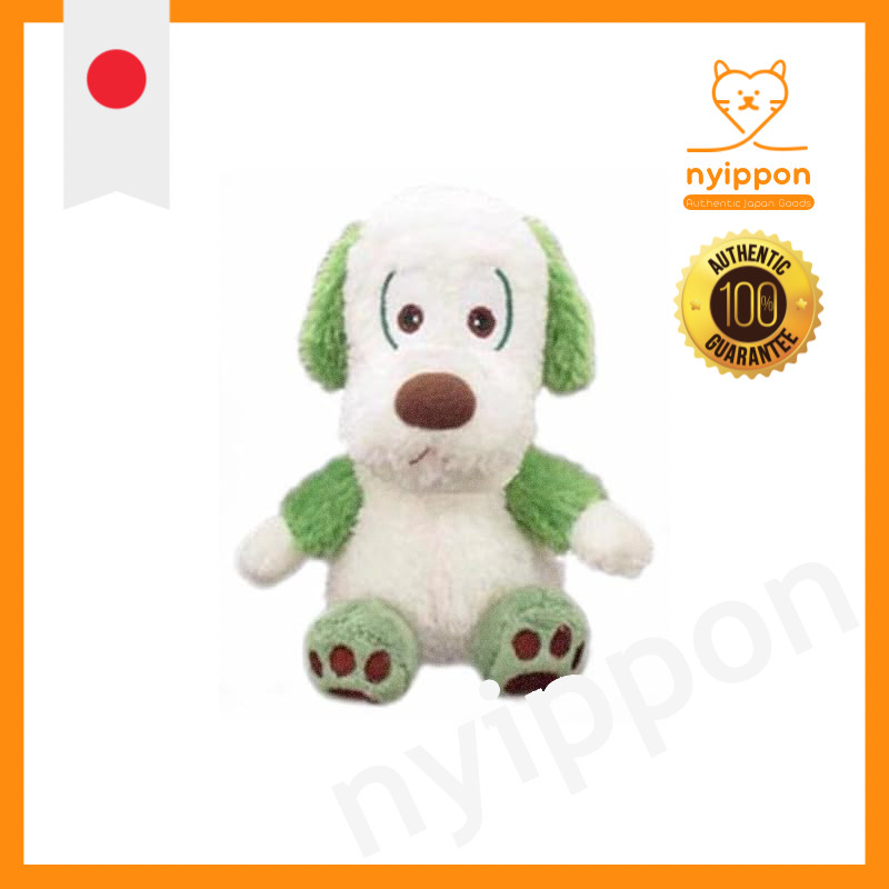 Sekiguchi Wanwan and Uutan Palm-Sized Plush Toy Wanwan Approximately 13cm Tall 553570