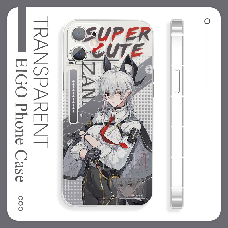 สําหรับ iPhone 6/7/8/9/10/11/12/13/14/15/16 Series Ins สไตล์ป้องกัน Wuthering Waves Zani เคส TPU ใสพ