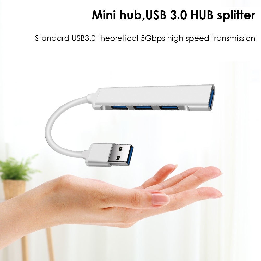 อแดปเตอร์ OTG USB 3.0 Type-C Hub 4 พอร์ต แปลงสาย สําหรับ พีซี คอมพิวเตอร์ โน้ตบุ้ค มือถือ แท็บเลต รุ่นพิเศษ
