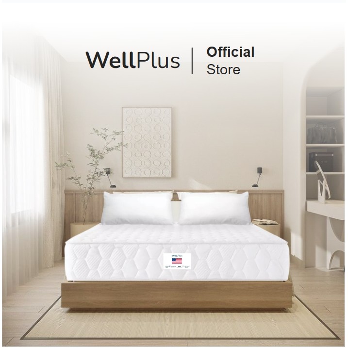 SB Design Square Wellplus ที่นอนสปริงนุ่มเด้ง รุ่น Willow ความหนา 10 นิ้ว ขนาด 3.5ฟุต (106x198x25cm)