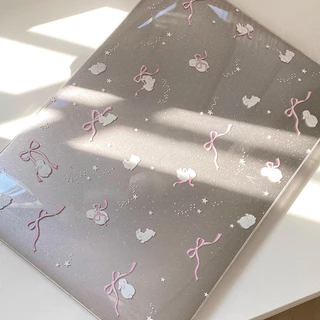 น่ารัก Rabbite & Bows Sparkling Case สําหรับ 2026 Macbook Neo A3404 Pro14 M5 A3434 Air13 M5 A3449 Air15 M5 A3448 Air13 M2 A2681 M3 A3 A3 A4 A13 M4 A13 M3