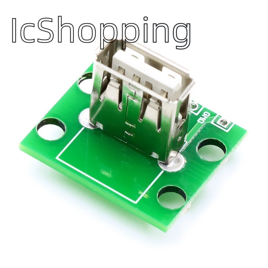 Usb ตัวเมียแนวตั้งพร้อมบอร์ด PCB USB2.0 ตัวเมียได้รับการเชื่อมสายเคเบิลข้อมูลเป็น USB ตัวเมีย A
