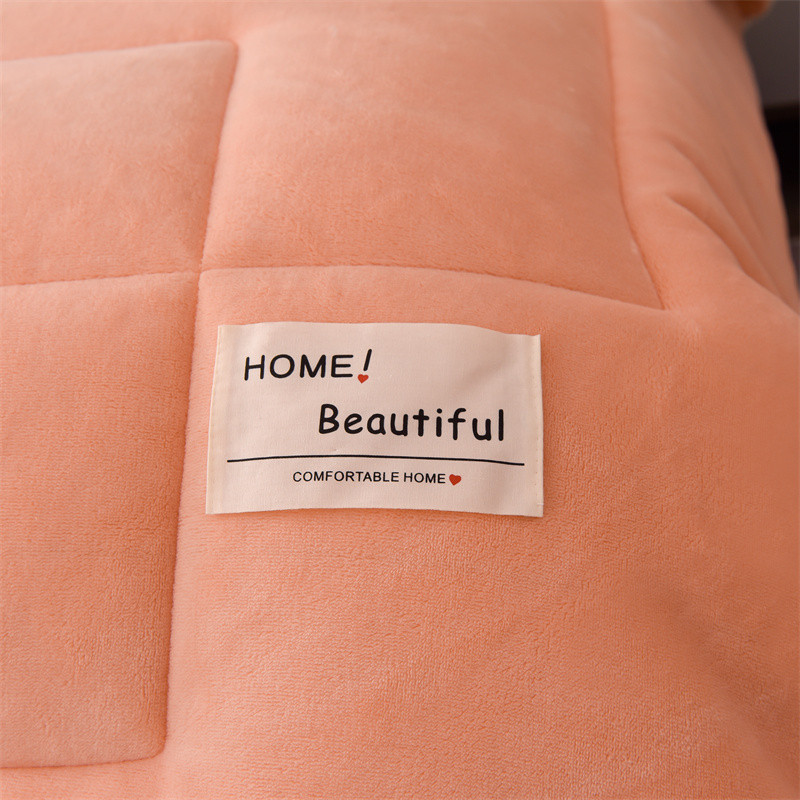 ผ้านวมขนแกะขนแกะอุ่นสองด้านฤดูหนาวผ้านวม 5 ฟุต 6 ฟุต 7 ฟุต - รูปที่ 6