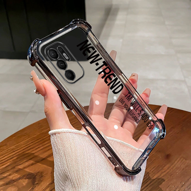 กันกระแทกcase สําหรับ OPPO Reno6 5G RENO 6Z 5G เคสโทรศัพท์ TPU พร้อมตัวอักษรภาษาอังกฤษ 2025 เปลือกนิ่มระดับไฮเอนด์และป้องกัน